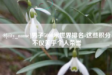 乌海男子5000米世界排名-这些积分不仅关乎个人荣誉