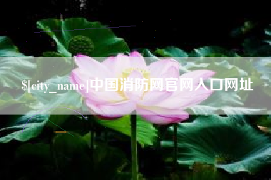 乌海中国消防网官网入口网址