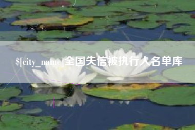 乌海全国失信被执行人名单库