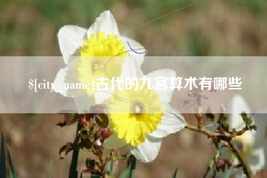 乌海古代的九宫算术有哪些