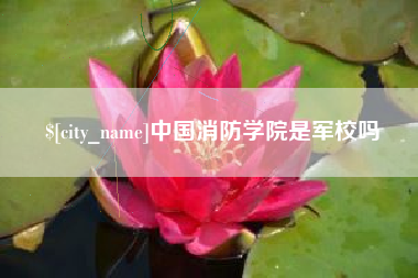 乌海中国消防学院是军校吗
