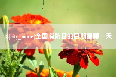 乌海全国消防日的日期是哪一天