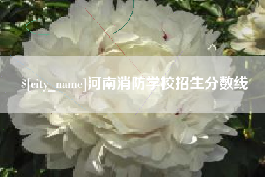 乌海河南消防学校招生分数线