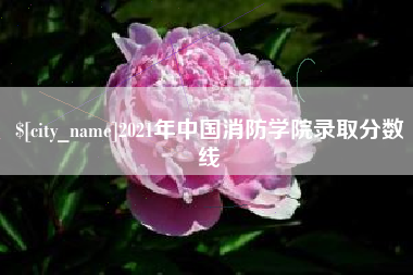 乌海2021年中国消防学院录取分数线