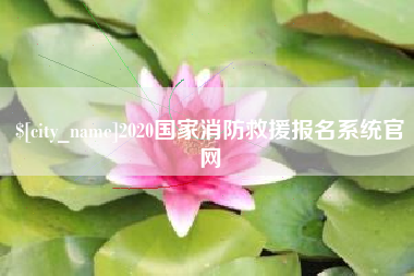 乌海2020国家消防救援报名系统官网