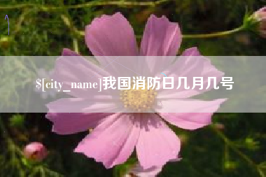 乌海我国消防日几月几号