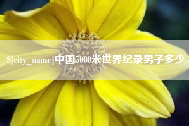 乌海中国5000米世界纪录男子多少