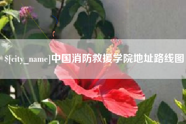 乌海中国消防救援学院地址路线图
