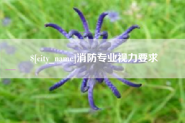 乌海消防专业视力要求