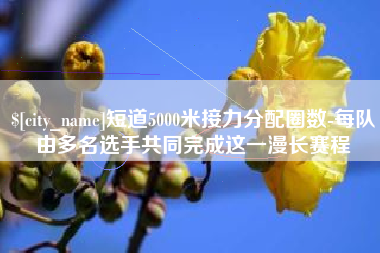 乌海短道5000米接力分配圈数-每队由多名选手共同完成这一漫长赛程