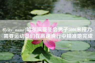 乌海哈尔滨亚冬会男子5000米接力-需要运动员们在高速滑行中精准地完成
