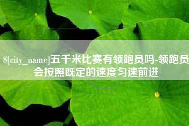 乌海五千米比赛有领跑员吗-领跑员会按照既定的速度匀速前进