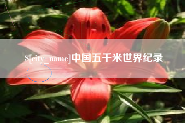 乌海中国五千米世界纪录