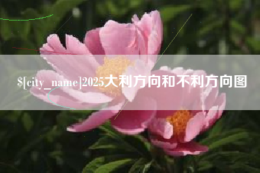 乌海2025大利方向和不利方向图