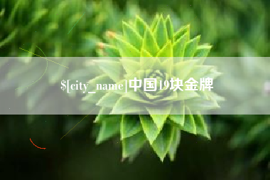 乌海中国19块金牌