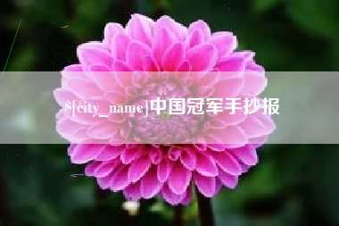 乌海中国冠军手抄报