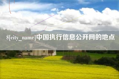 乌海中国执行信息公开网的地点