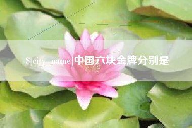 乌海中国六块金牌分别是