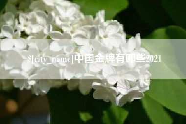 乌海中国金牌有哪些2021