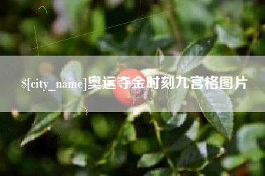 乌海奥运夺金时刻九宫格图片